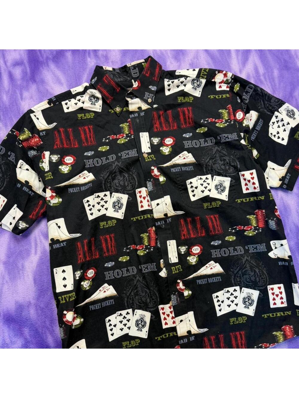 Bit & Bridle polka card and chip themed novelty shirt